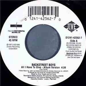 Backstreet Boys - All I Have To Give download free