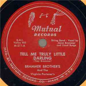 Brammer Brother's And The Virginia Partener's - Tell Me Truly Little Darling / Virginia Waltz download free
