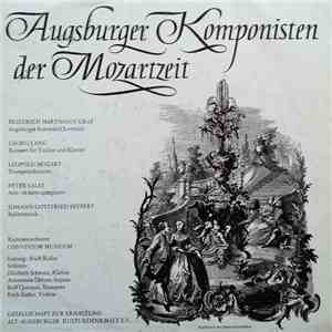 Friedrich Hartmann Graf, Georg Lang , Leopold Mozart, Peter Sales, Johann Gottfried Seyfert - Kammerorchester Convivium Musicum - Augsburger Komponisten Der Mozartzeit download free