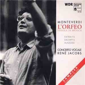 Monteverdi, Concerto Vocale, René Jacobs - Extraits L'Orfeo (Favola In Musica) - Sampler download free